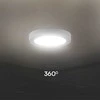 V-tac 18W LED paviršinė panelė, balta, 4000K, SAMSUNG LED chip
