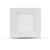 6W LED įmontuojama panelė premium V-TAC, kvadratinė, 4000K, SAMSUNG LED chip