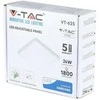 24W LED keičiamo montavimo skersmens panelė V-TAC, kvadratinė, 4000K (natūraliai balta), SAMSUNG LED chip