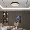 Lubinis šviestuvas V-tac 49W LED paviršinis šviestuvas, juodas, 3000K, dimeriuojamas