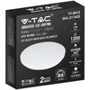 Sieninis šviestuvas V-tac 12W paviršinis šviestuvas, baltas, dimeriuojamas