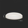 Lubinis šviestuvas V-tac 18W LED paviršinis šviestuvas, baltas, 4000K