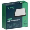 Sieninis šviestuvas 18W LED paviršinis šviestuvas, kvadratinis, juodu korpusu, 4000K, IP44
