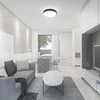 Lubinis šviestuvas V-tac 18W LED paviršinis šviestuvas, juodu korpusu, 6500K, IP44