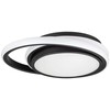 Lubinis šviestuvas 24W LED paviršinis šviestuvas, juodas, 4000K