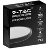 Lubinis šviestuvas V-tac 24W LED paviršinis šviestuvas, juodu korpusu, 4000K, IP44