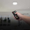 Sieninis šviestuvas V-tac 36W LED paviršinis šviestuvas, kvadratinis, juodu korpusu, 4000K, IP44, su judesio davikliu