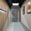 Sieninis šviestuvas V-tac 36W LED paviršinis šviestuvas, kvadratinis, juodu korpusu, 4000K, IP44, su judesio davikliu