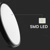 Sieninis šviestuvas V-tac 36W LED paviršinis šviestuvas, juodu korpusu, 4000K, IP44