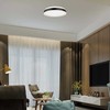 Lubinis šviestuvas V-tac 42W LED paviršinis šviestuvas, juodos/baltos sp., 4000K, dimeriuojamas