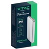 V-TAC išorinė baterija 10000mAh, 22.5W, 2xUSB C