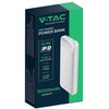 V-TAC išorinė baterija 10000mAh, 22.5W, 2xUSB C