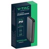 V-TAC išorinė baterija 10000mAh, 22.5W, juoda