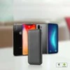 Power bank V-TAC 10000mAh slim type C juoda VT-3527