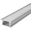 V-tac LED įleidžiamas profilis su dangteliu, sidabro sp., 2000x24x10mm