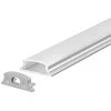 V-tac LED lankstus paviršinis profilis, sidabro sp., 2m, su dangteliu