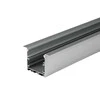 V-tac LED įleidžiamas profilis, baltas, 2m, su dangteliu ir montavimo priedais