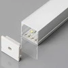 LED paviršinis profilis V-TAC, su dangteliu ir užbaigimais, aliuminio sp., 2000x30x20mm