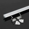 LED juostos profilis V-TAC, aliuminis, 2000x19x19mm, baltos spalvos.