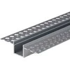 V-tac LED užglaistomas profilis su dangteliu ir užbaigimais, sidabro sp., 2m