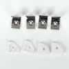 LED kampinis profilis V-TAC, su dangteliu ir užbaigimais, baltas, 2000x19x19mm