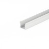 LED paviršinis profilis V-TAC, su dangteliu ir užbaigimais, baltas, 2000x17.2x15.5mm