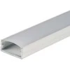 V-tac LED paviršinis profilis, 2000x23.5x10mm, baltas dangtelis, 2m