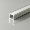 LED įleidžiamas profilis su dangteliu, sidabro sp., 2000x12x10mm