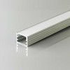 LED paviršinis profilis su dangteliu, sidabro sp., 2000x14.8x10mm