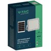 V-tac 10W LED prožektorius su saulės baterija, baltas, 4000K