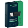 V-tac 15W LED prožektorius su saulės baterija, juodas, 4000K