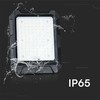 V-tac 15W LED prožektorius su saulės baterija, juodas, 4000K