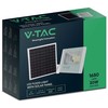 V-tac 20W LED prožektorius su saulės baterija, baltas, 6400K