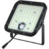 V-tac 30W LED prožektorius su saulės baterija, juodas, 4000K, su judesio davikliu