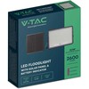 V-tac 30W LED prožektorius su saulės baterija, juodas, 6400K