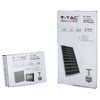 V-tac 35W LED prožektorius su saulės baterija, juodas, 6000K