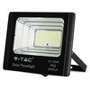 V-tac 35W LED prožektorius su saulės baterija, juodas, 6000K