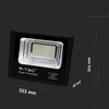 V-tac 40W LED prožektorius su saulės baterija, juodas, 6000K