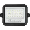 50W LED prožektorius su saulės baterija, juodas, 2000-8000K, dimeriuojamas