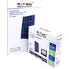 V-tac 50W LED prožektorius su saulės baterija, juodas, 4000K