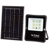 V-tac 6W LED prožektorius su saulės baterija, juodas, 4000K