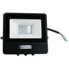 10W LED prožektorius V-TAC, juodu korpusu, 3000K, su judesio davikliu