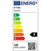 Samsung 10W LED prožektorius V-TAC, baltu korpusu, 4000K, su judesio davikliu