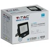 20W LED prožektorius V-TAC, juodu korpusu, 3000K, su judesio davikliu