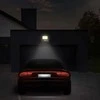 20W LED prožektorius V-TAC, juodu korpusu, 3000K, su judesio davikliu