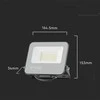 V-tac 30W LED prožektorius, juodas, 6500K, 160lm/W