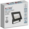 V-tac 30W LED prožektorius, juodu korpusu, 4000K