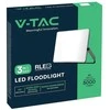 V-tac 50W LED prožektorius, juodu korpusu, 3000/4000/6500K