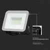 50W LED prožektorius, juodas, 4000K, SAMSUNG CHIP