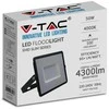 V-tac 50W LED prožektorius, E-serija, juodu korpusu, 6500K